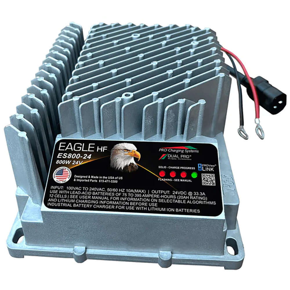 Dual Pro HF Eagle ES800 Series 24V Single Lithium Charger - ES0800-24V003