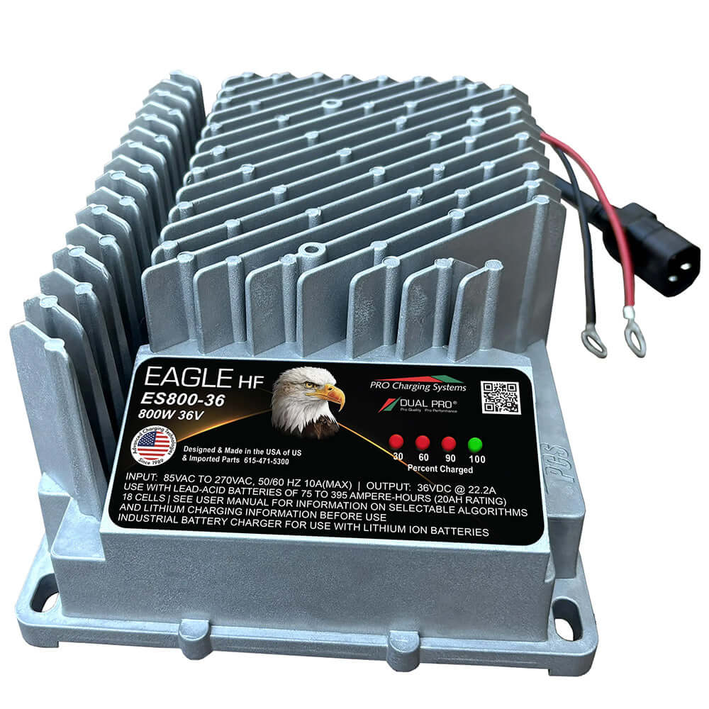 Dual Pro HF Eagle ES800 Series 36V Single Lithium Charger - ES0800-36V003