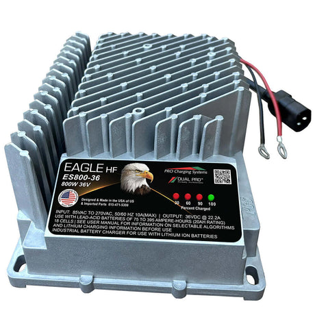 Dual Pro HF Eagle ES800 Series 36V Single Lithium Charger - ES0800-36V003