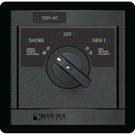 Blue Sea 120v AC Rotary 30A off + 2 Sources - 1481