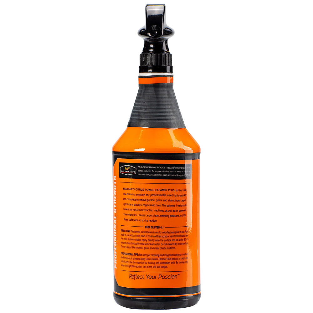 Meguiar's D107 Citrus Power Cleaner Plus 32oz - All-Purpose Interior and Exterior Cleaner