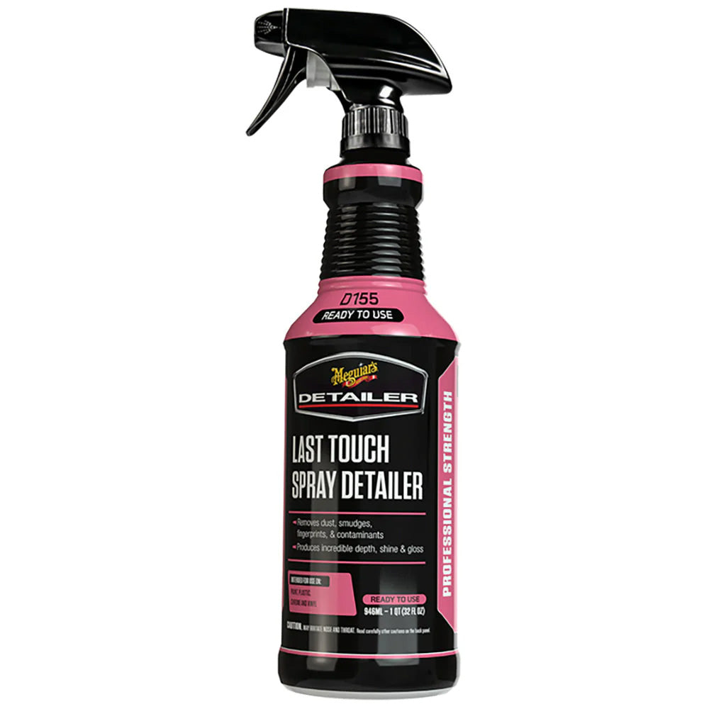 Meguiar's Last Touch Spray Detailer 32oz - Quick Car Detailing Spray for Shine and Protection