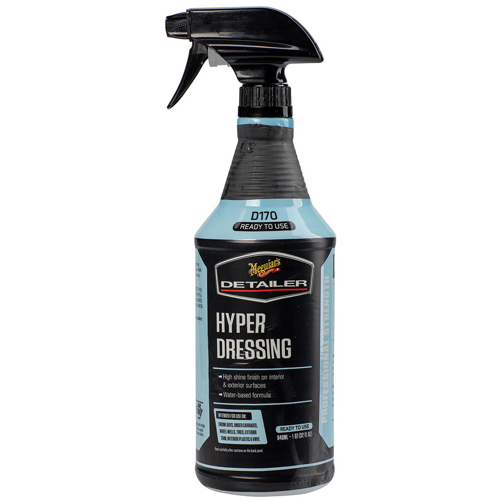 Meguiar's Hyper Dressing 32oz - High-Gloss Vinyl, Rubber, and Plastic Dressing