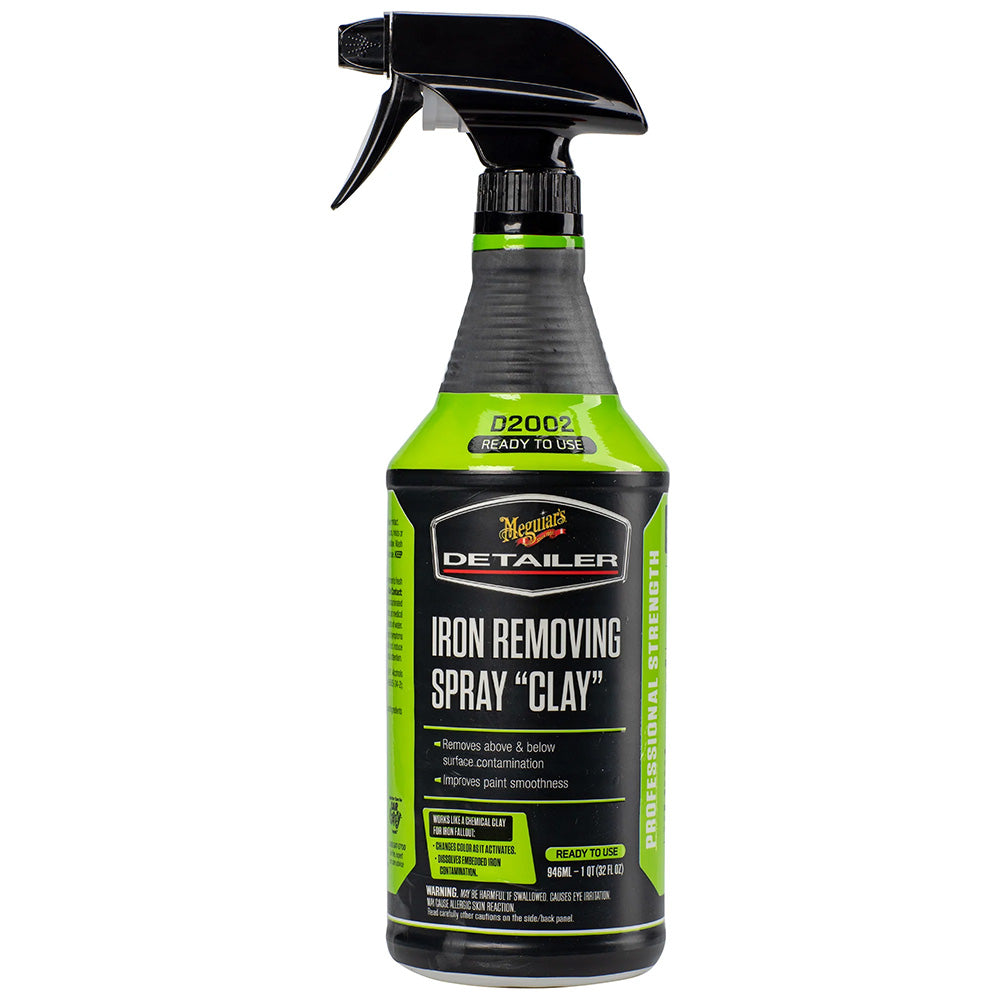 Meguiar's Iron Removing Spray Clay 32oz * Effective Automotive Contaminant Removal