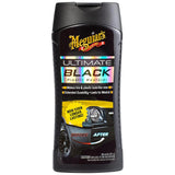 Meguiar's Ultimate Black Plastic Restorer 12oz - Restores Exterior Trim & Rubber