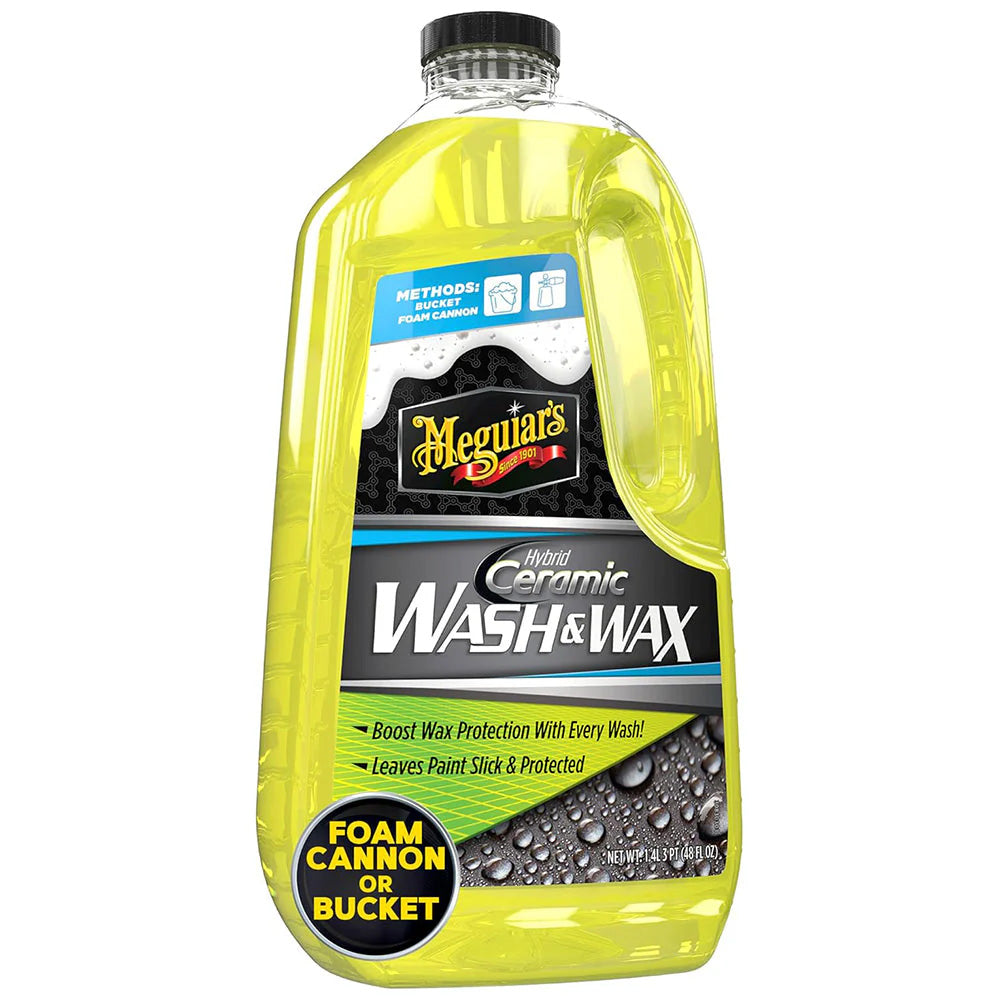 Meguiar's Hybrid Ceramic Wash & Wax 48oz * 2-in-1 Car Wash and Protective Coating