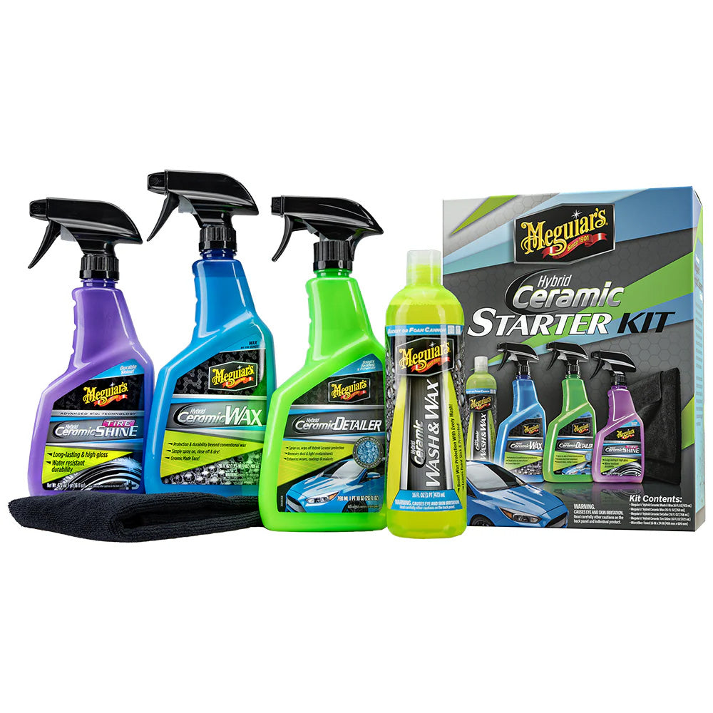 Meguiar's Hybrid Ceramic Starter Kit - Automotive Paint Protection and Detailing