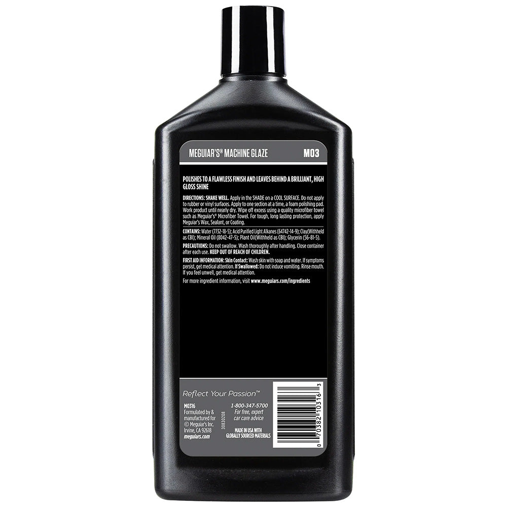 Meguiar's Professional Machine Glaze - 16oz for Restoring Gloss and Shine