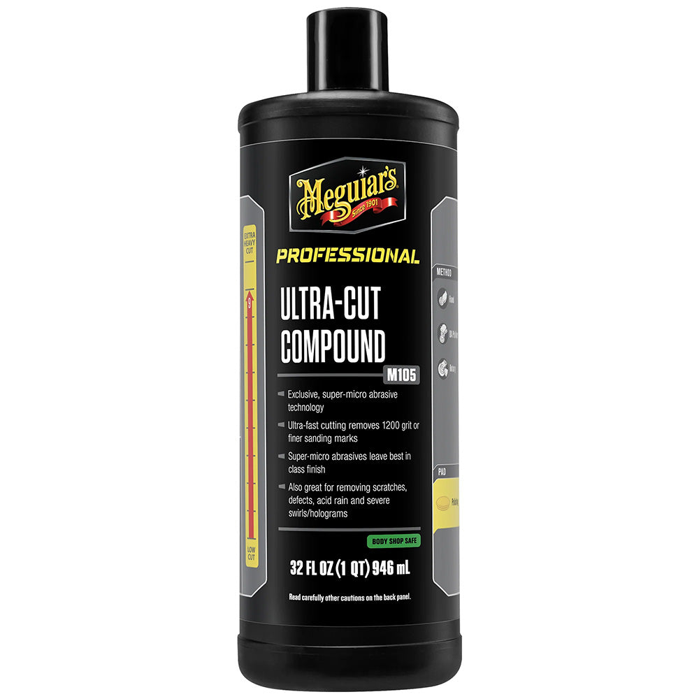 Meguiar's Professional Ultra-Cut Compound 32oz * High-Performance Scratch and Defect Remover