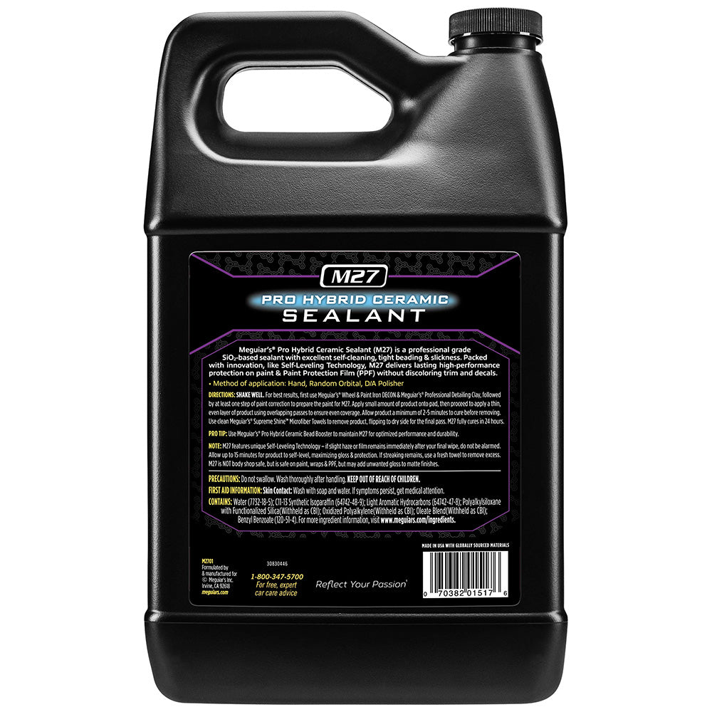 Meguiar's PRO Hybrid Ceramic Sealant - 1 Gallon for Long-Lasting Vehicle Protection
