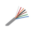 Pacer Group 18/7 AWG Unshielded Multiconductor Cable, 100 ft, White, Red, Orange, Black, Brown, Green & Blue