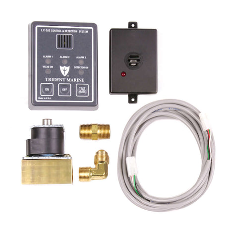 Trident Marine 12V Low-Pressure 3/8" Solenoid Kit w/Control Panel - 1300-7761-KIT