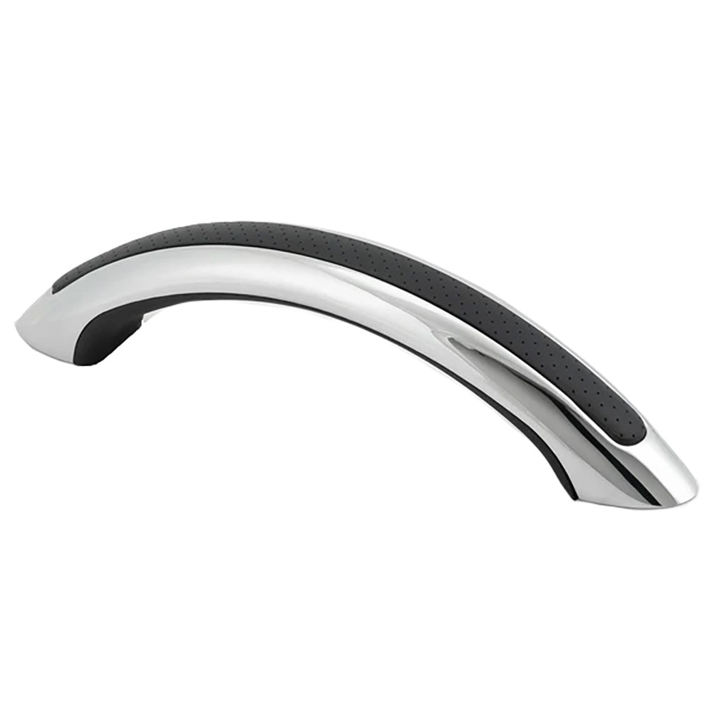 Whitecap 9" Stainless Steel Grab Handle with UV-Resistant Black Vinyl Inlay - S-7104