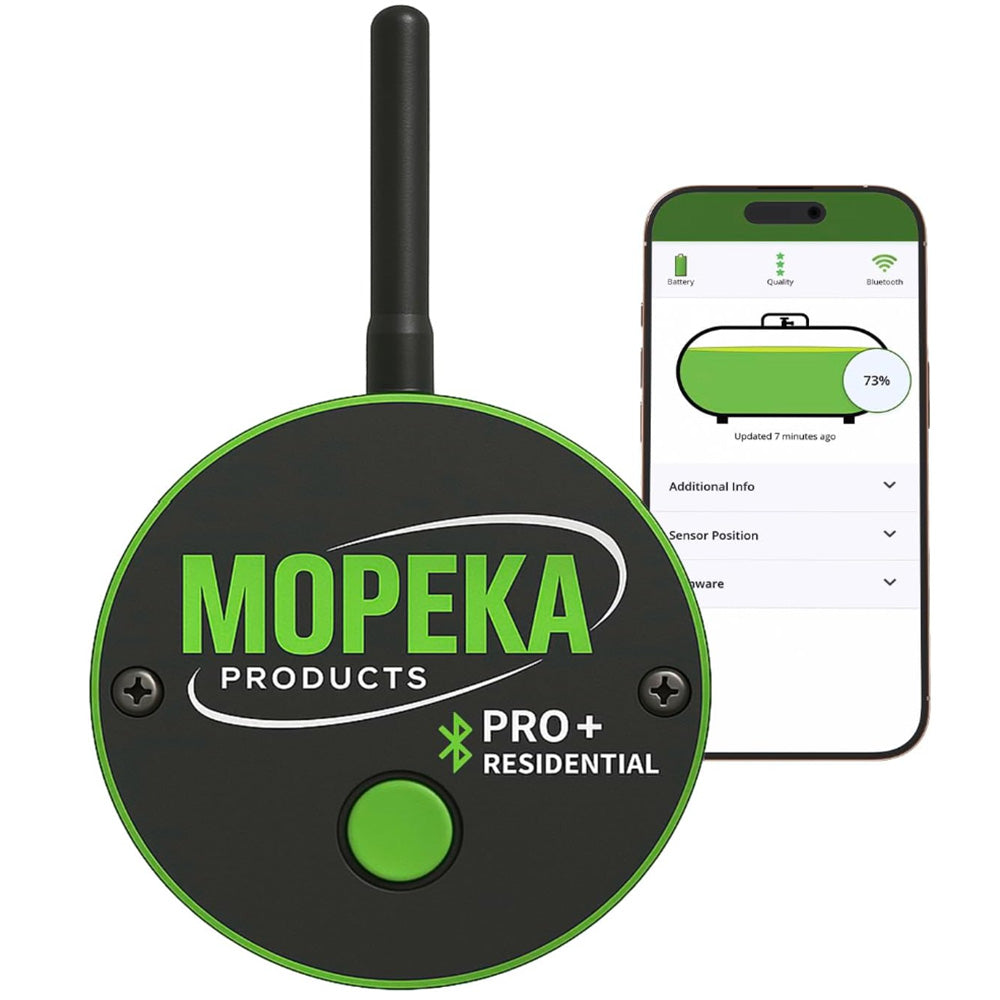 Mopeka Pro Plus Residential Bluetooth Long-Range Sensor for 48-Inch Tall Tanks or Less - M1015002