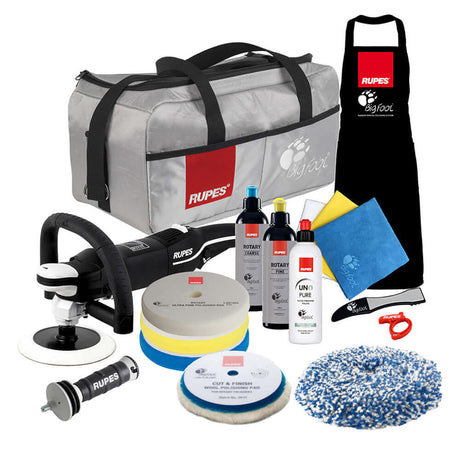 RUPES Rotary Polisher Bigfoot LH19E Complete Kit - LH19E/US/CMP