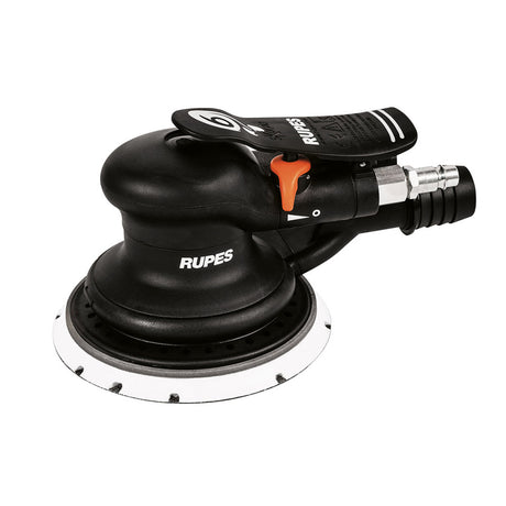 RUPES RH329A Random Orbital Palm Pneumatic Sander with 125mm Pad and 9mm Orbit - Central Vacuum Compatible - RH329A