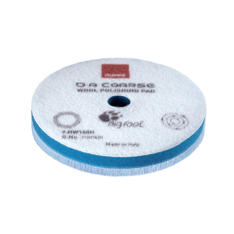 RUPES D-A Coarse Wool Polishing Pad 80mm - Blue for Heavy Paint Correction - 9.NW80H