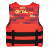 Full Throttle Youth Rapid-Dry Flex-Back Life Jacket - Red - 142100-100-002-26