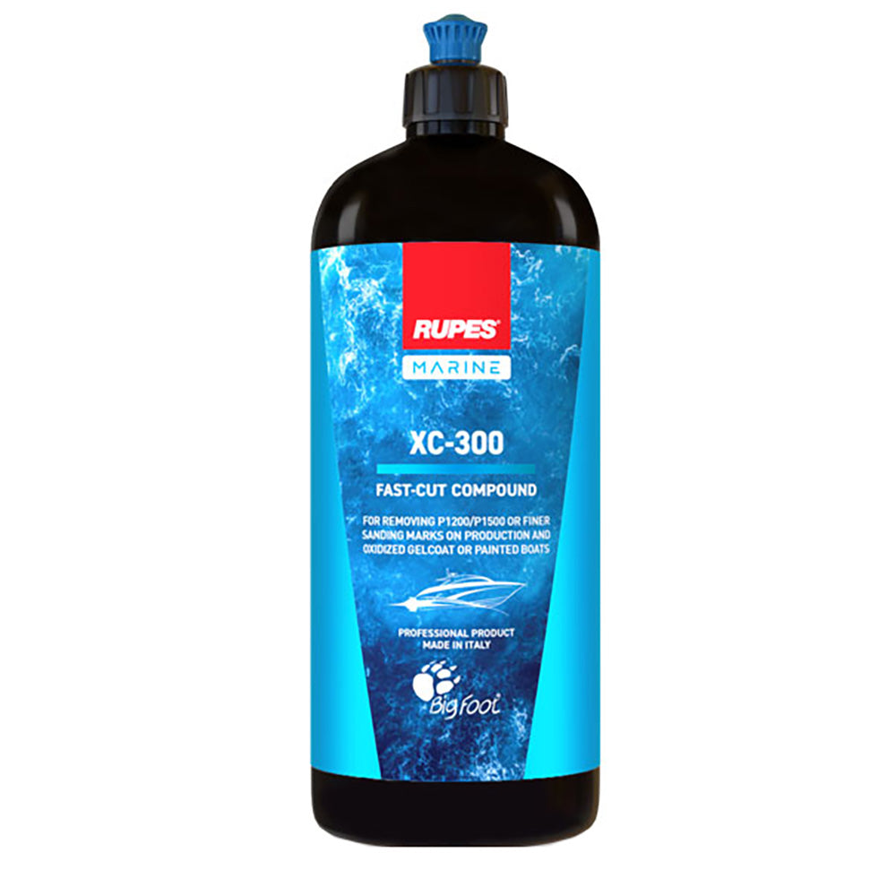 RUPES Marine XC-300 Fast-Cut Compound 33.8oz * Heavy-Duty Marine Gelcoat and Paint Restoration - 9.XC300