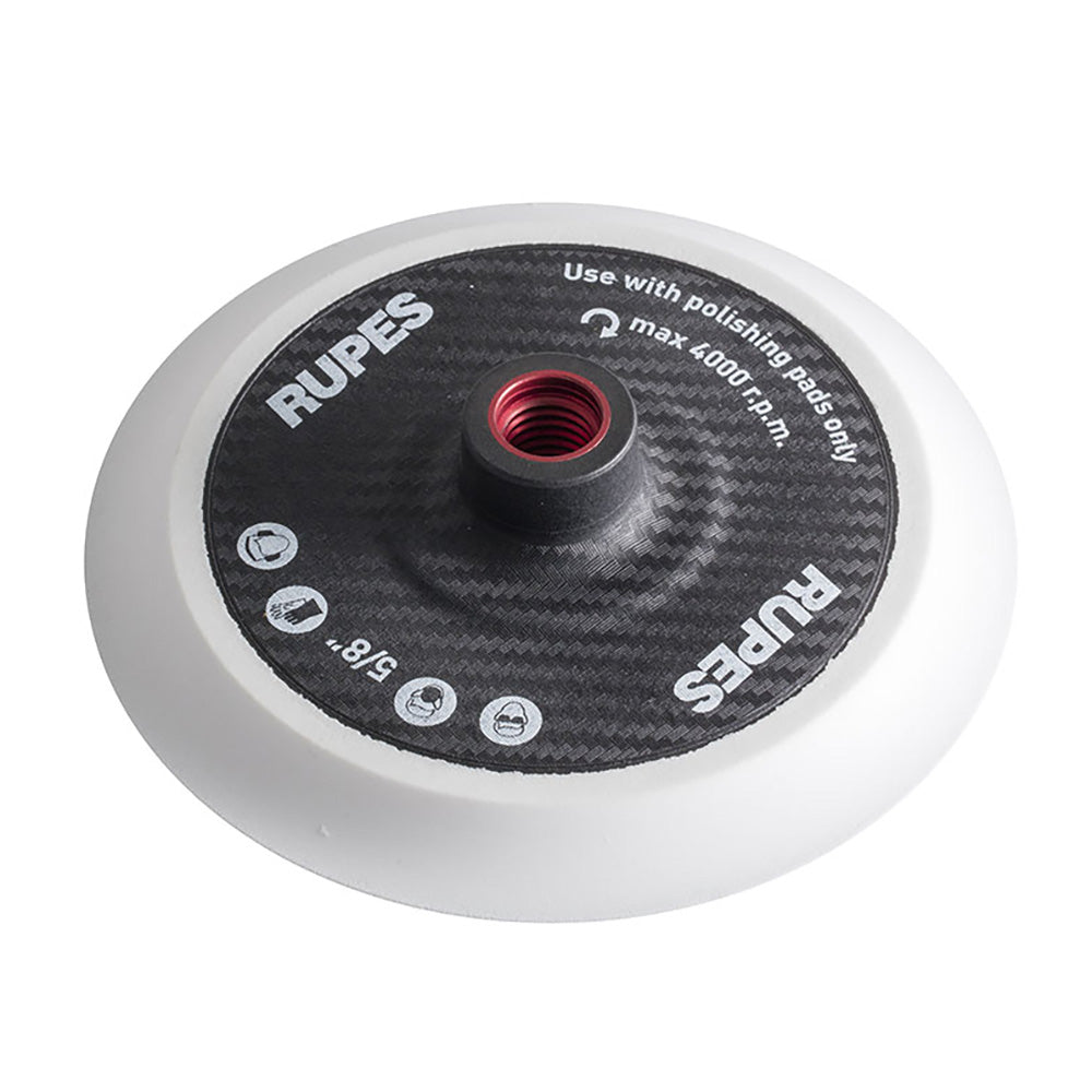 RUPES 982.6 Backing Pad, 6-Inch Velcro with 5/8-Inch Female Thread for Rotary Polishers - 982.6