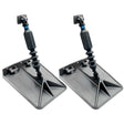 Lectrotab SX 9.5 x 10 Smart Tabs for 12-16' Boats with 40lb Actuators - Gunmetal Grey - SXG9510-40