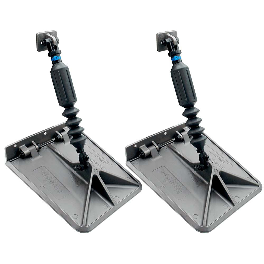 Lectrotab SX 9.5 x 10 Smart Tabs for 12-16' Boats with 40lb Actuators - Gunmetal Grey - SXG9510-40