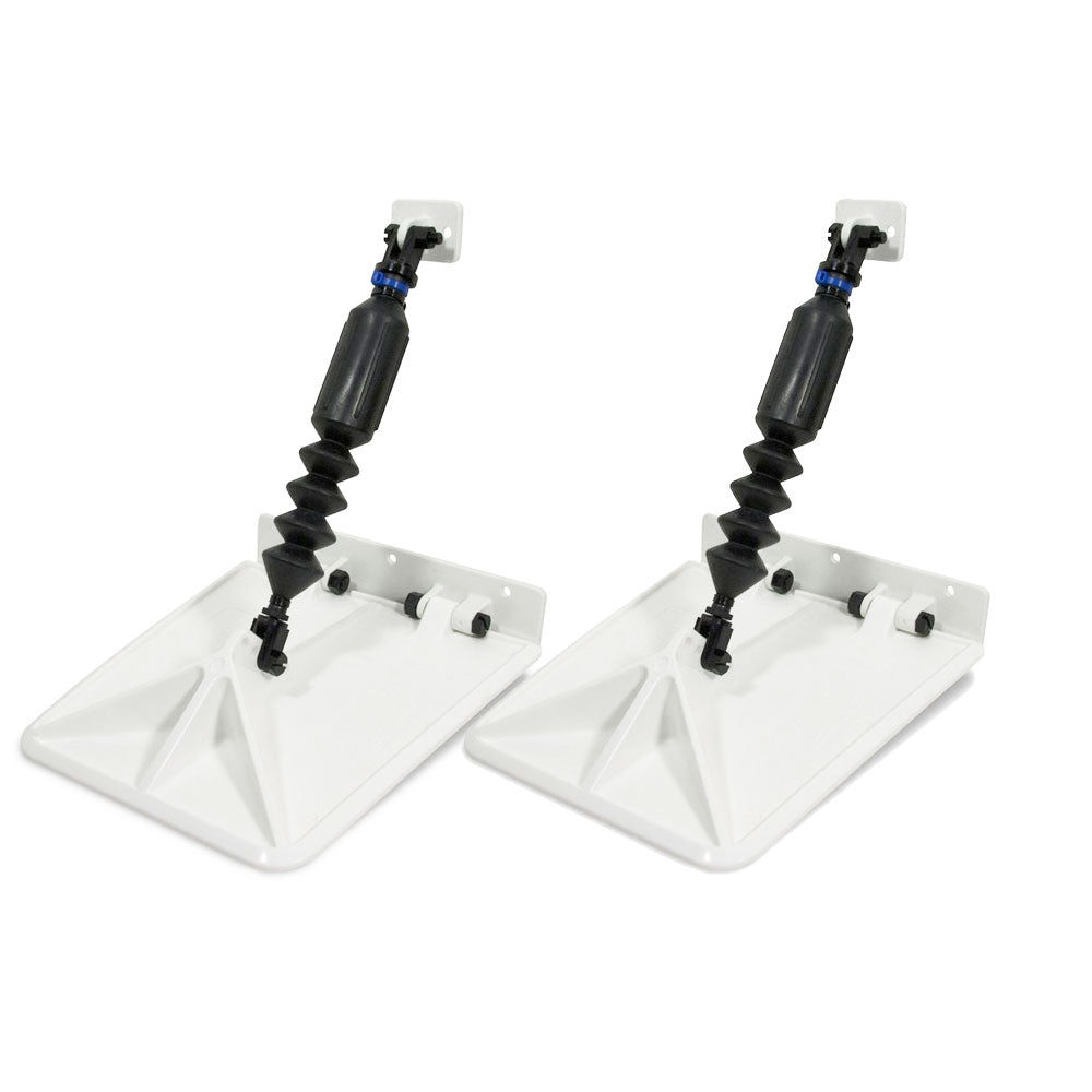 Lectrotab Smart Tabs SX 9.5 x 10 for 18-20 Foot Boats with 150-240 HP - White - SXW9510-80