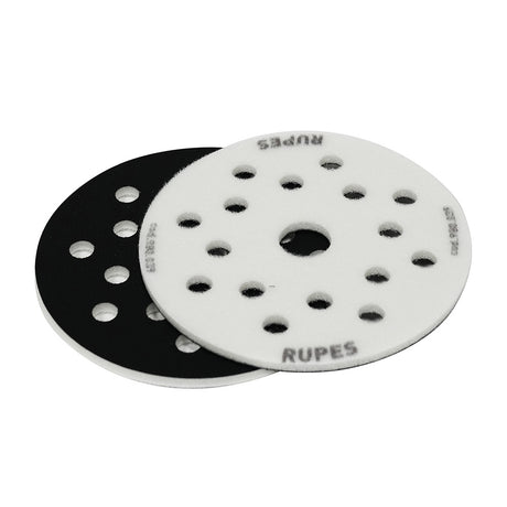 RUPES Foam Interface Pad 125mm with 8+8+1 Holes - 2 Pack, 7mm Thickness - 980.039