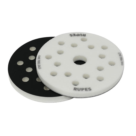 RUPES Foam Interface Pad 125mm with 8+8+1 Hole Pattern, 12mm Thickness - 2 Pack - 980.043