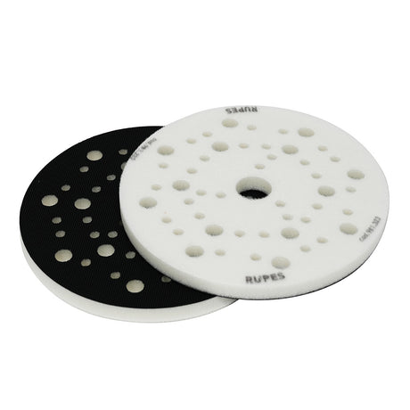 RUPES Foam Interface Pad 150mm Multi-Holes 12mm - 2 Pack for Improved Sanding Performance - 981.323