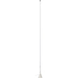 Scout 5' white VHF antenna with 3dB gain, lift and lay mount, and 5M RG-58 cable