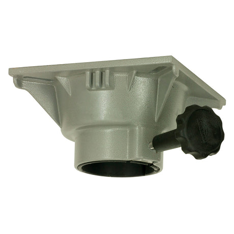 Springfield Marine 2-7/8" Trac-Lock III Non-Locking Swivel - High-Strength Aluminum Pedestal Mount - 1100021-1