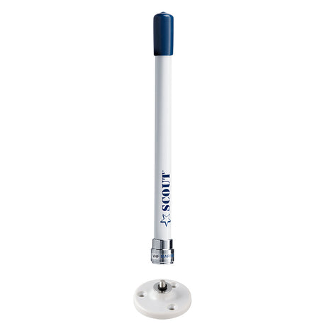 Scout 9-inch White VHF Antenna with Quick Mount and 5M RG-58 Coax - Model PF AN NVHF00025 - PF AN NVHF00025