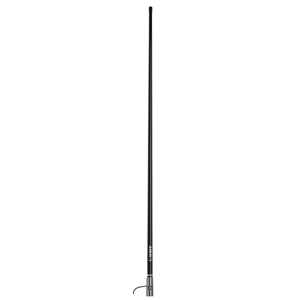 Scout 4' Black VHF Antenna with 3dB Gain and Stainless Steel Ferule * Includes 5M RG-58 Cable and PL-259 Connector - PF AN NVHF00045T