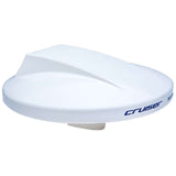 Scout Cruiser 10" White TV Antenna Omnidirectional w/20M, 75 ohms, Cable - PF AN NTV001