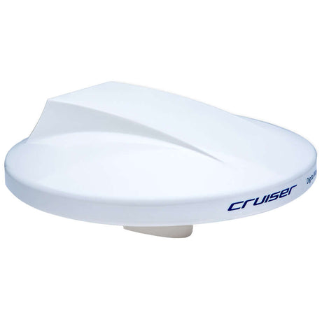 Scout Cruiser 10" White TV Antenna Omnidirectional w/20M, 75 ohms, Cable - PF AN NTV001