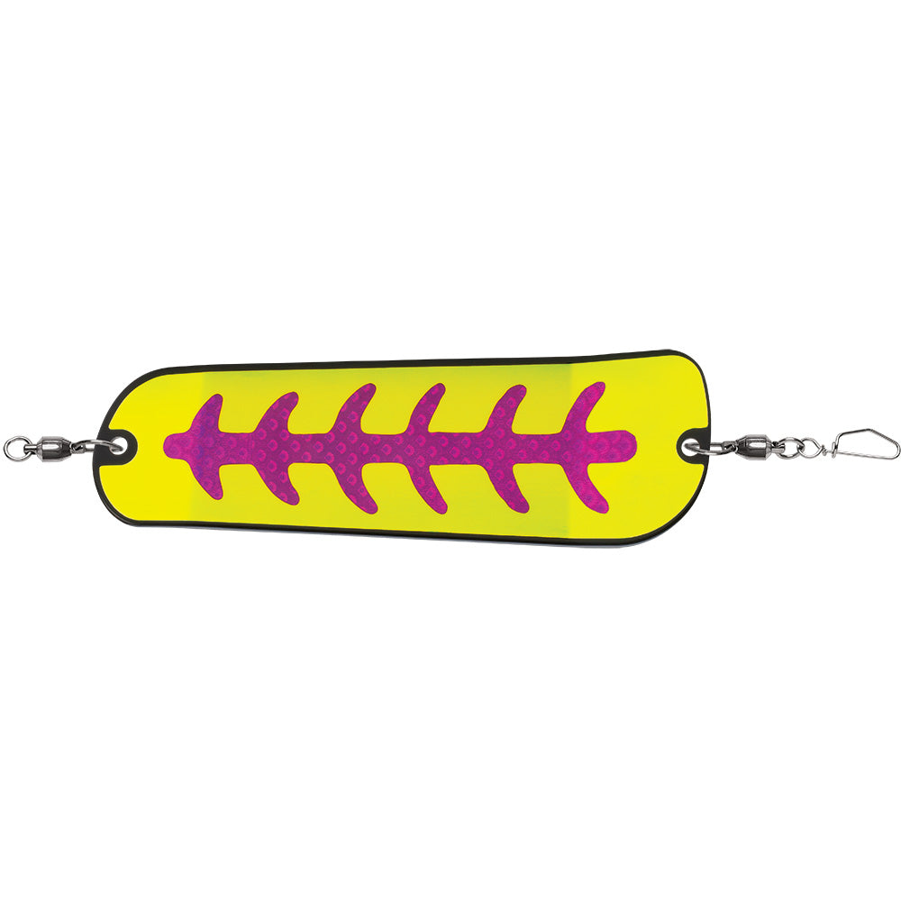 Luhr-Jensen Money Roll Flasher - 8-1/4 inch Nuclear Carbon Glow - 5860-008-1758