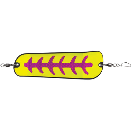 Luhr-Jensen Money Roll Flasher - 8-1/4 inch Nuclear Carbon Glow - 5860-008-1758