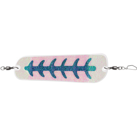 Luhr-Jensen Money Roll Flasher 8-1/4 inch Pearl Blue Skeleton - 5860-008-1760