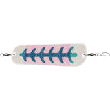 Luhr-Jensen Money Roll Flasher 11" Pearl Blue Skeleton - High Visibility Fishing Lure - 5860-011-1760