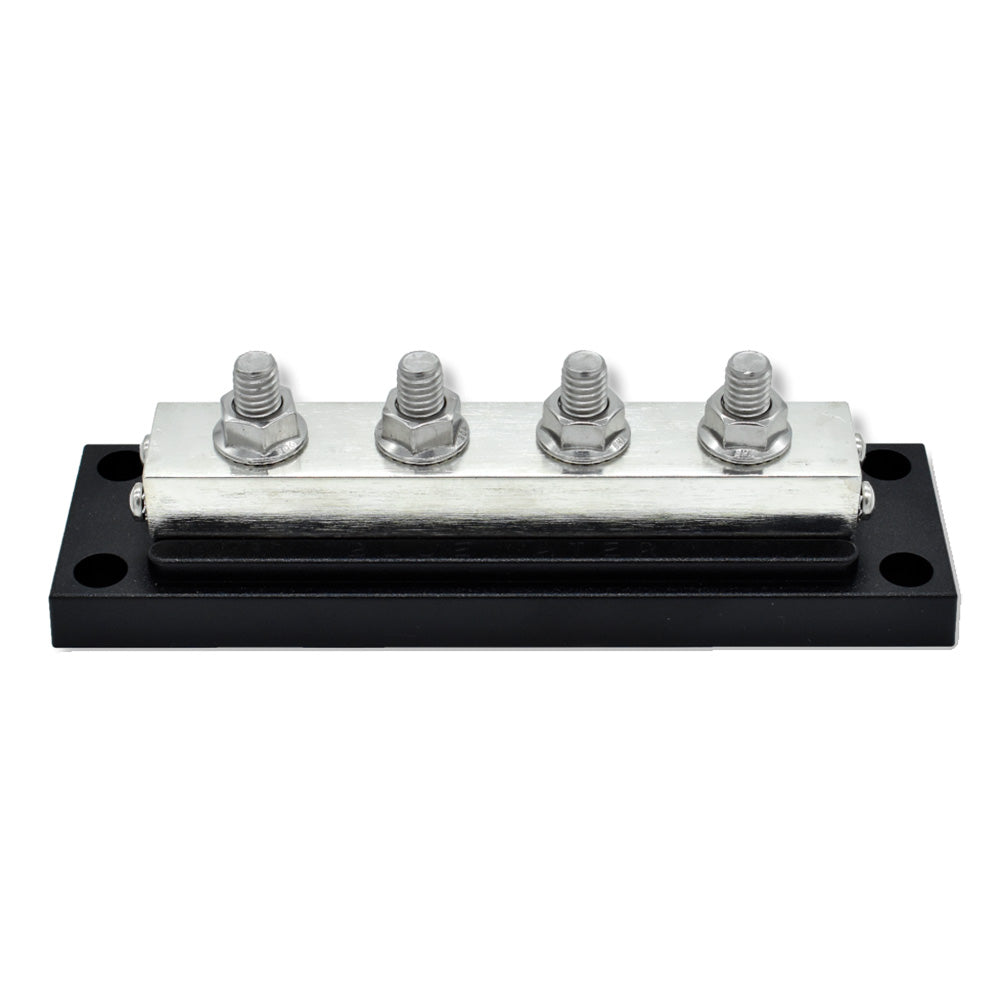 Bluewater Heavy-Duty 4 Stud Busbar (Part #312315-B-004) for High-Load Electrical Connections - 312315-B-004
