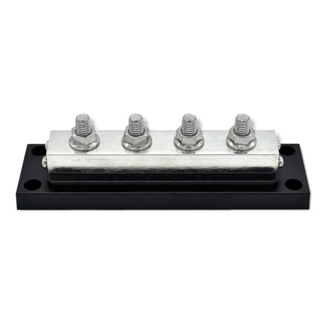 Bluewater Heavy-Duty 4 Stud Busbar (Part #312315-B-004) for High-Load Electrical Connections - 312315-B-004
