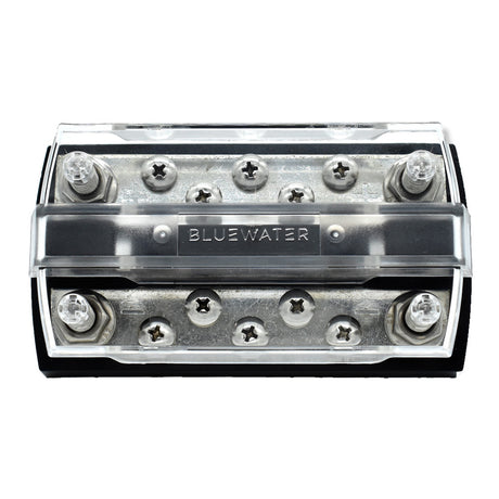 Bluewater Dual Bus 10 Position Busbar 150 Amp with Dual Input Studs - 312723-B-022
