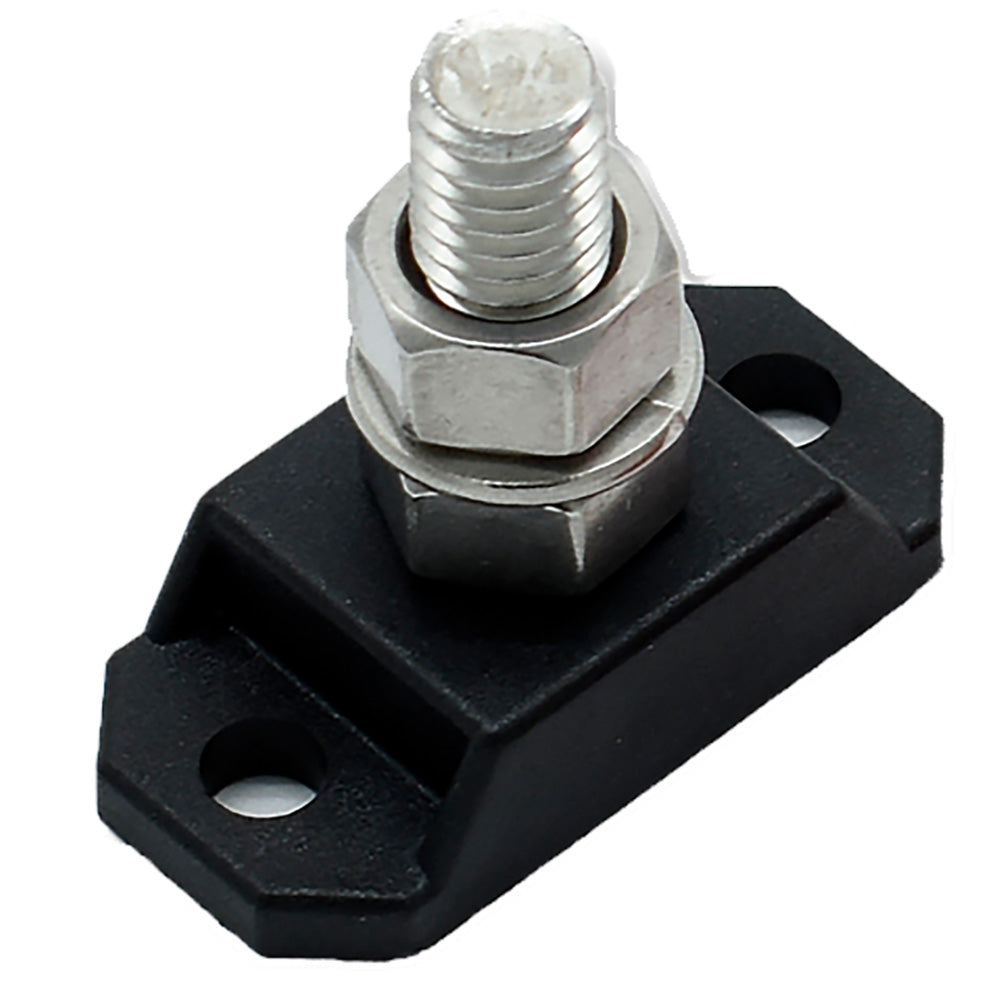 Bluewater 3/8-inch Power Post - Black for Heavy-Duty Electrical Connections - 314300-B-038