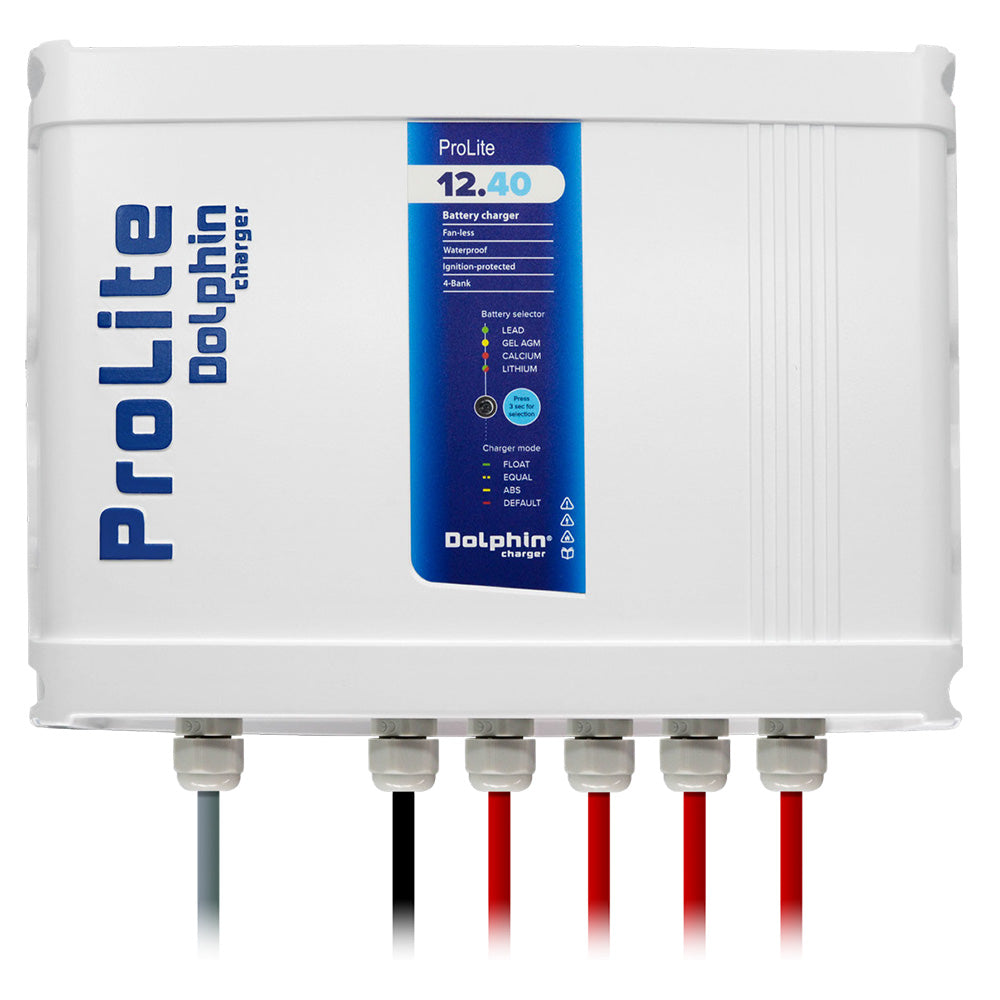 Dolphin Charger ProLite 4 Bank 12V 40A Marine Battery Charger - 99240