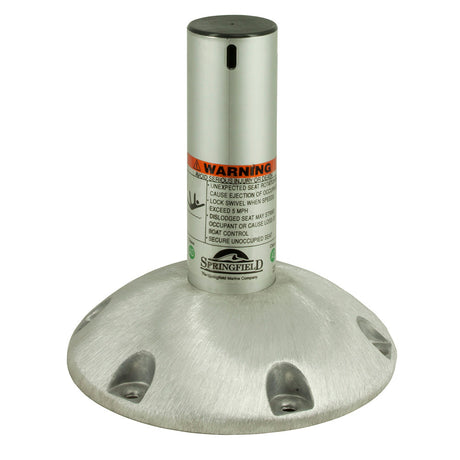 Springfield Marine 1250309-LNS 2-3/8 inch Explorer Fixed-Height Locking Pedestal - 9 inch - 1250309-LNS