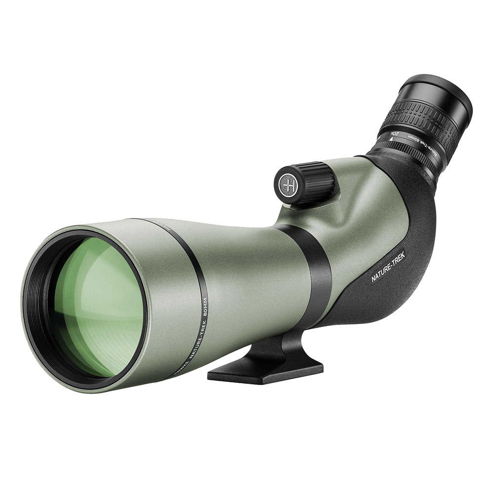 Hawke Optics Nature-Trek Spotting Scope 20-60x80 for Bird Watching and Travel - 55201