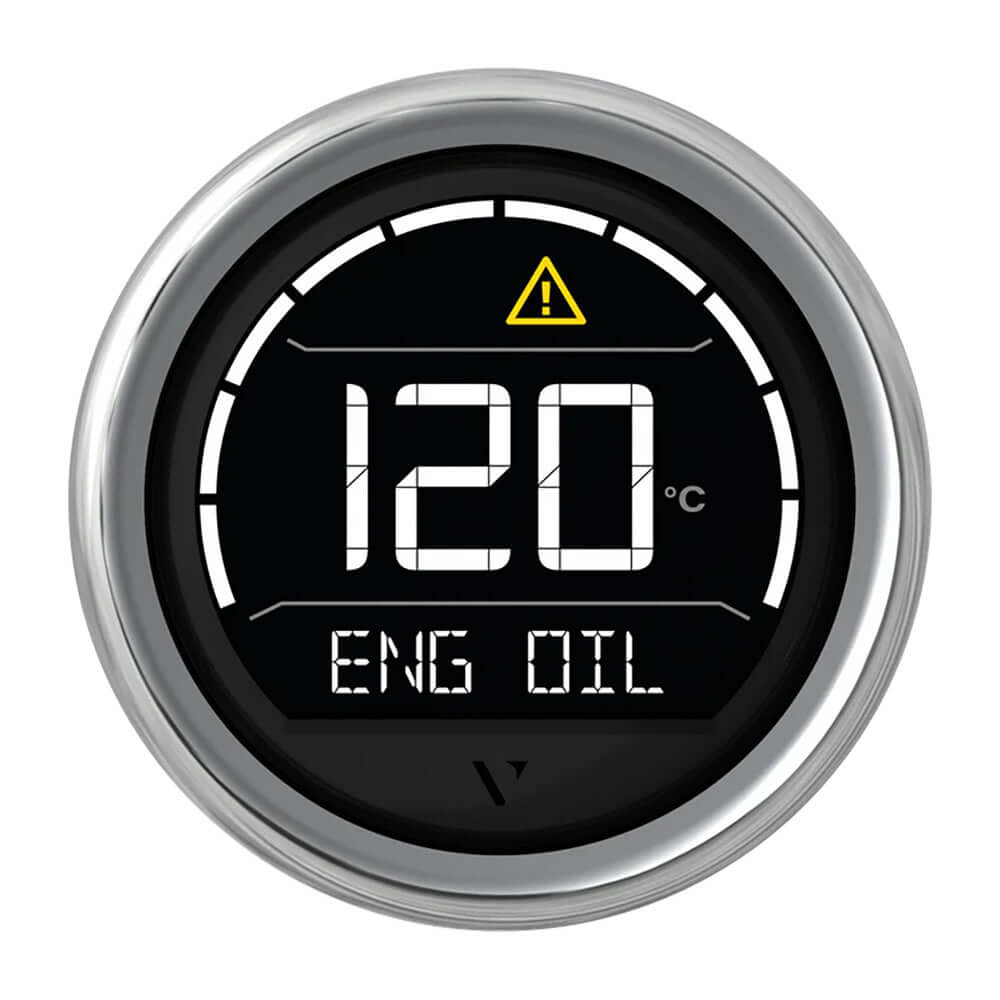 Veratron VL Digital 52 w/Round Chrome Bezel - B00205704