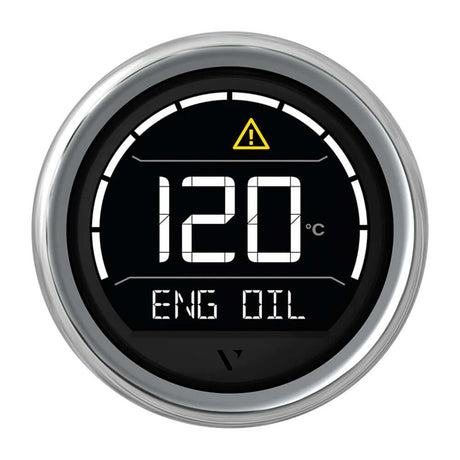 Veratron VL Digital 52 w/Round Chrome Bezel - B00205704