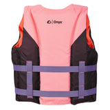 Onyx Outdoor Shoal All Adventure Youth Life Jacket - Pink, Versatile Water Sports Gear for Kids 55-88 lbs - 121000-105-002-26